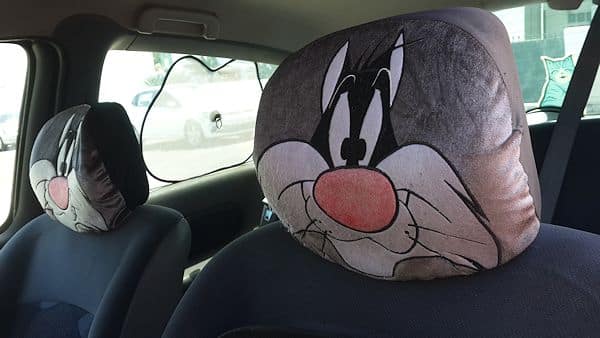 sylvester headrest covers