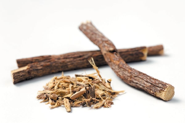 Licorice root has anti-inflammatory properties.