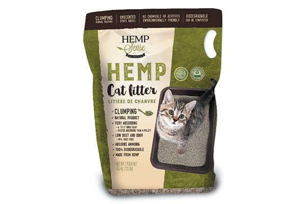Hemp Cat Litter is made from 100-percent natural hemp stalks and provides superior clumping, low dust and absorbs ammonia odor. hempsense.net