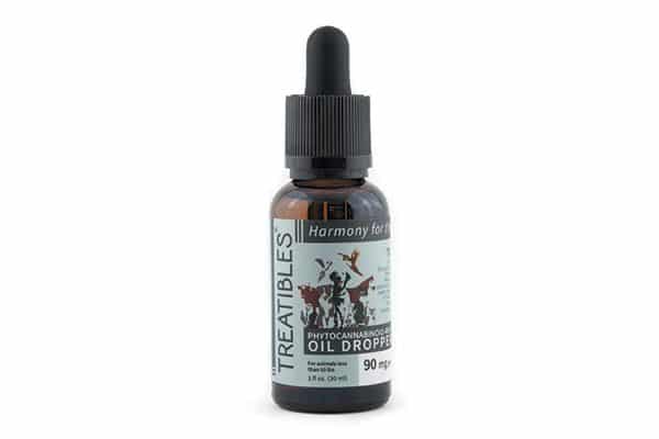 Safe and nontoxic, Phytocannabinoid Rich Oil provides many benefits for pets, and the elixir is created specifically for small to medium size pets. treatibles.com