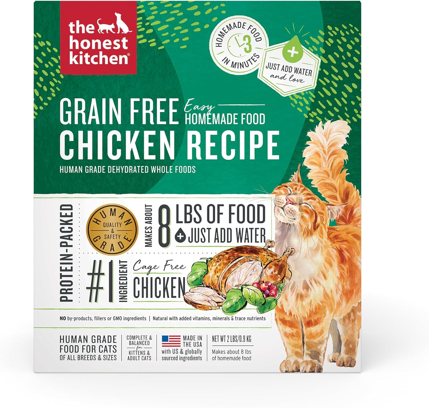 Honest Kitchen Dehydrated Grain-Free Chicken Cat Food