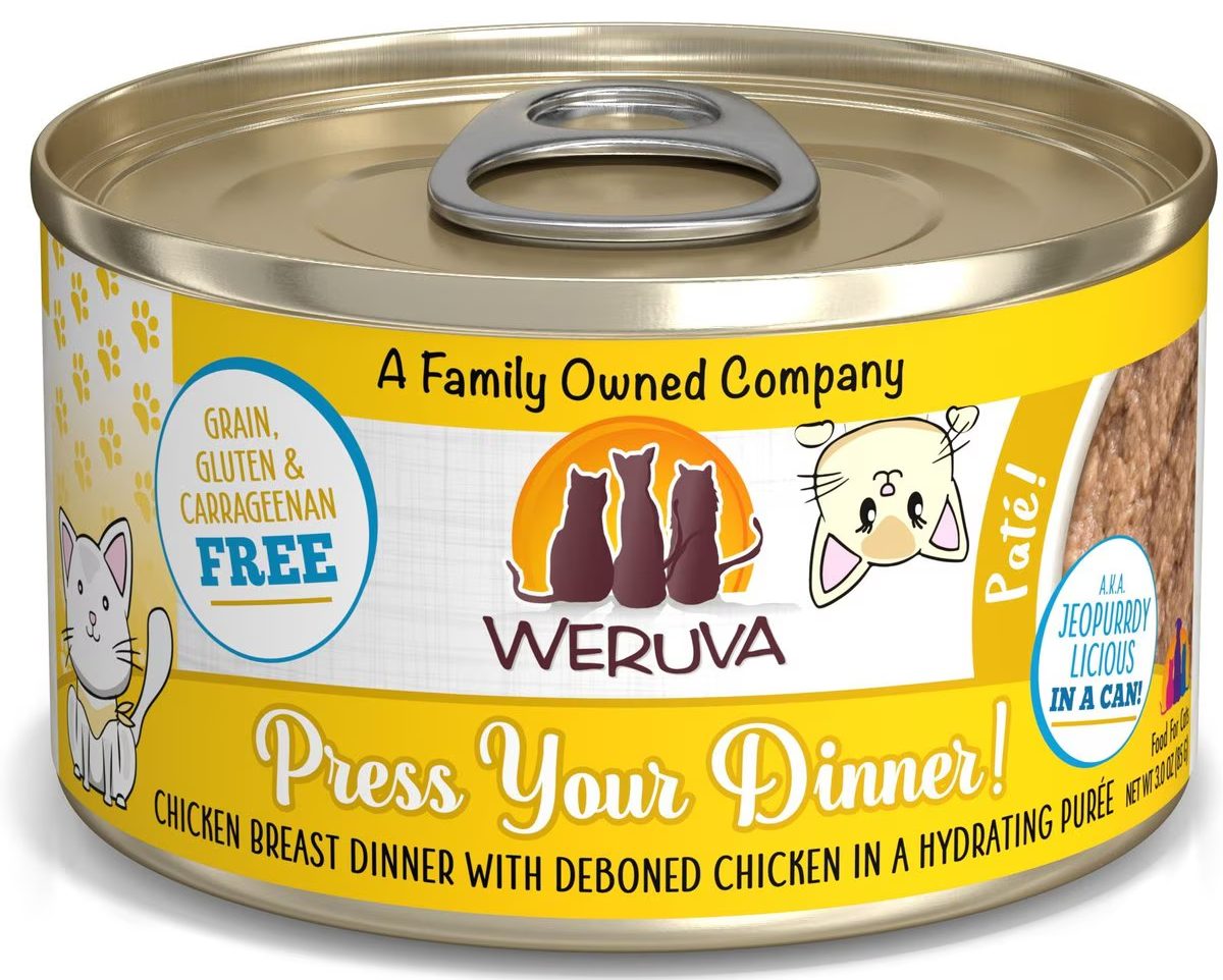 Weruva Press Your Dinner! Chicken Paté Cat Food
