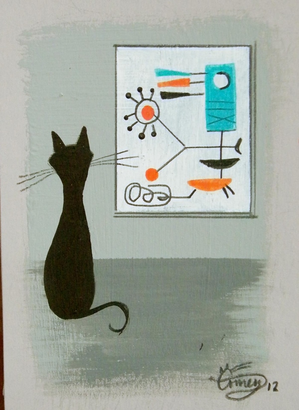 Hep Cats: Artist El Gato Gomez's Cool Retro Kitties - Catster