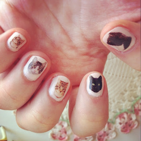 cat nail stickers