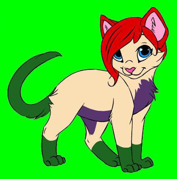 ariel's pet cat