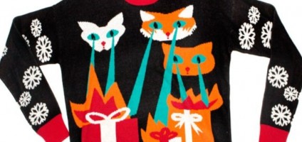 sweater with cats on it