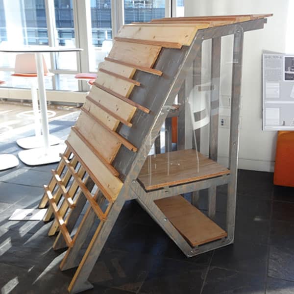 Architects For Animals Feral Cats In New York City Get Cool Callison Barteluce S Creation Offers Safe Climbing And Resting Options In This Sleek Two Story Shelter