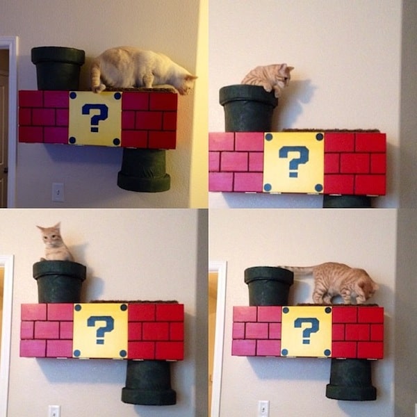 mario cat tree