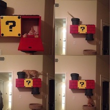 mario cat tree