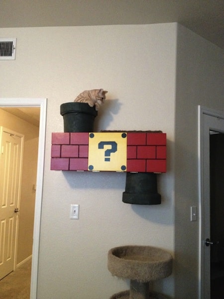 mario cat tree