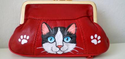 Hand-Painted Kitty Jewelry and Accessories by Shebbo Design - Catster