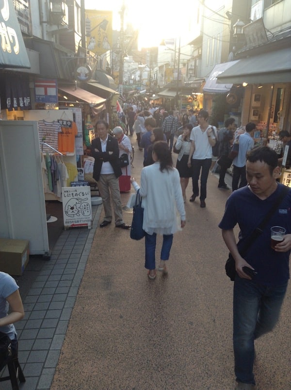 Yanaka Ginza, the main street in Yanaka.