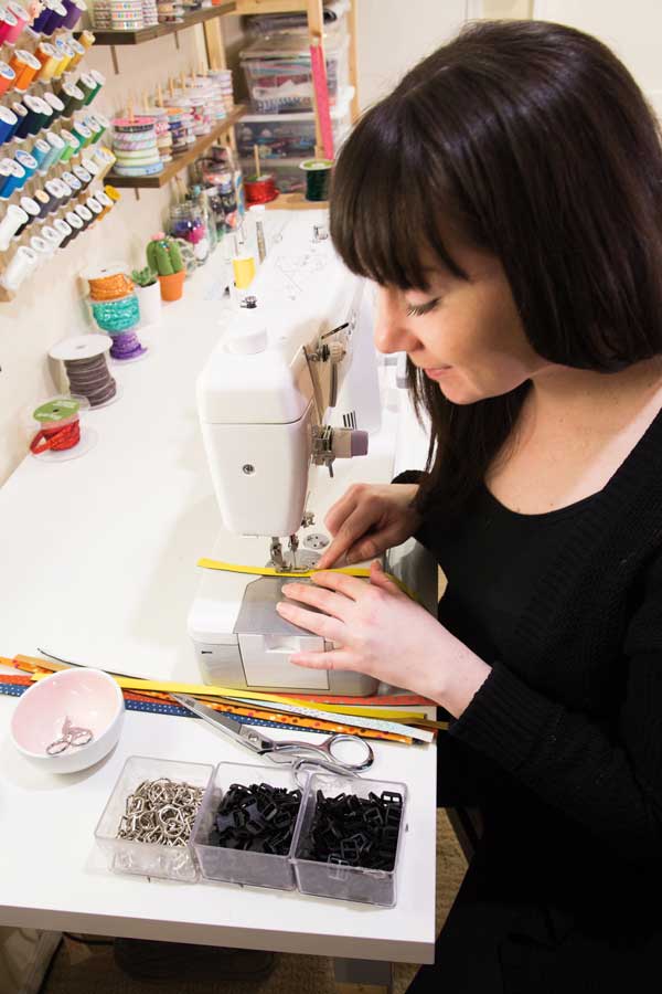 Shana at work. Photo courtesy Morgan Green-Hopkins.