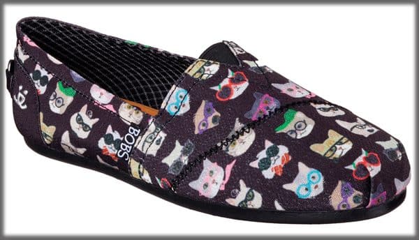 bobs shoes with cats on them