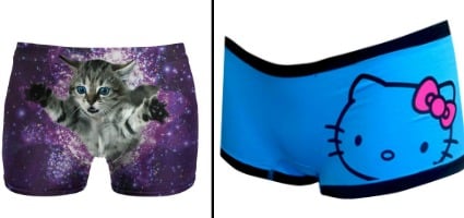 free cat underwear