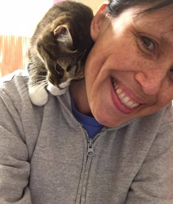 Grateful for shoulder snuggles from Phoebe.