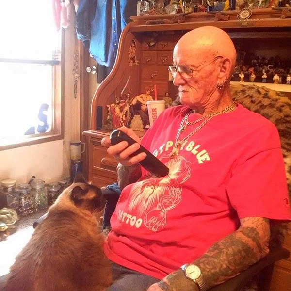 “My men. My Ukrainian Granny always told me never trust a man who does not love cats. Cats are loving and independent all at the same time. Love a man who can respect souls with both those qualities and you will be happy.” -Submitted by Facebook user Carol M. Walker 