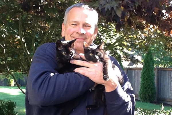 Best cat dads in honor of Father's Day.