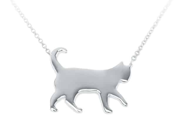 Carrie Cramer's cat jewelry.