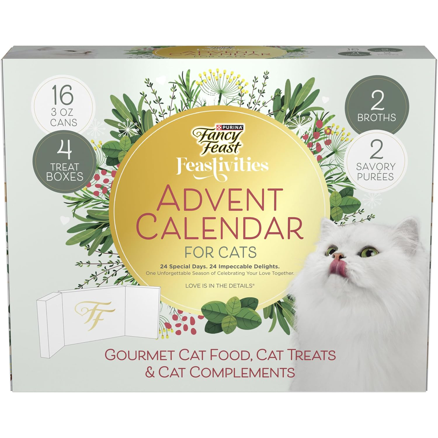 Fancy Feast Feastivities Advent Calendar Gourmet Wet Cat Food