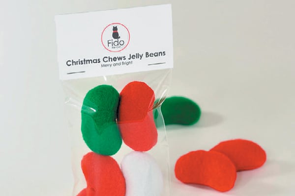 Uncover cute Christmas Chews Jelly Beans at fidothecat.etsy.com.