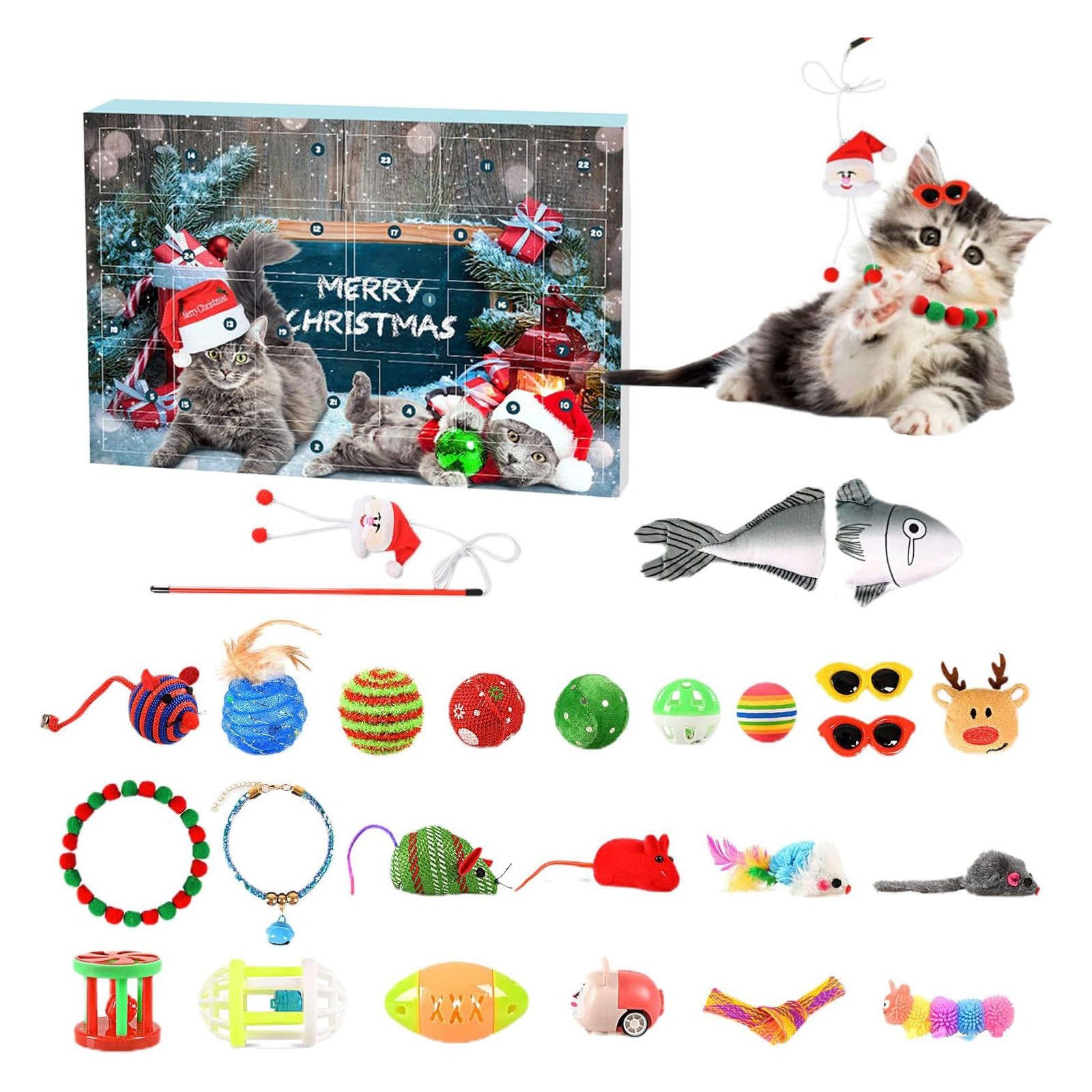 Leimu Cat Toy Advent Calendar