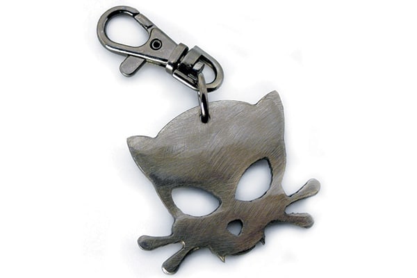 Outlaw Kritters' Kitty Keychain.