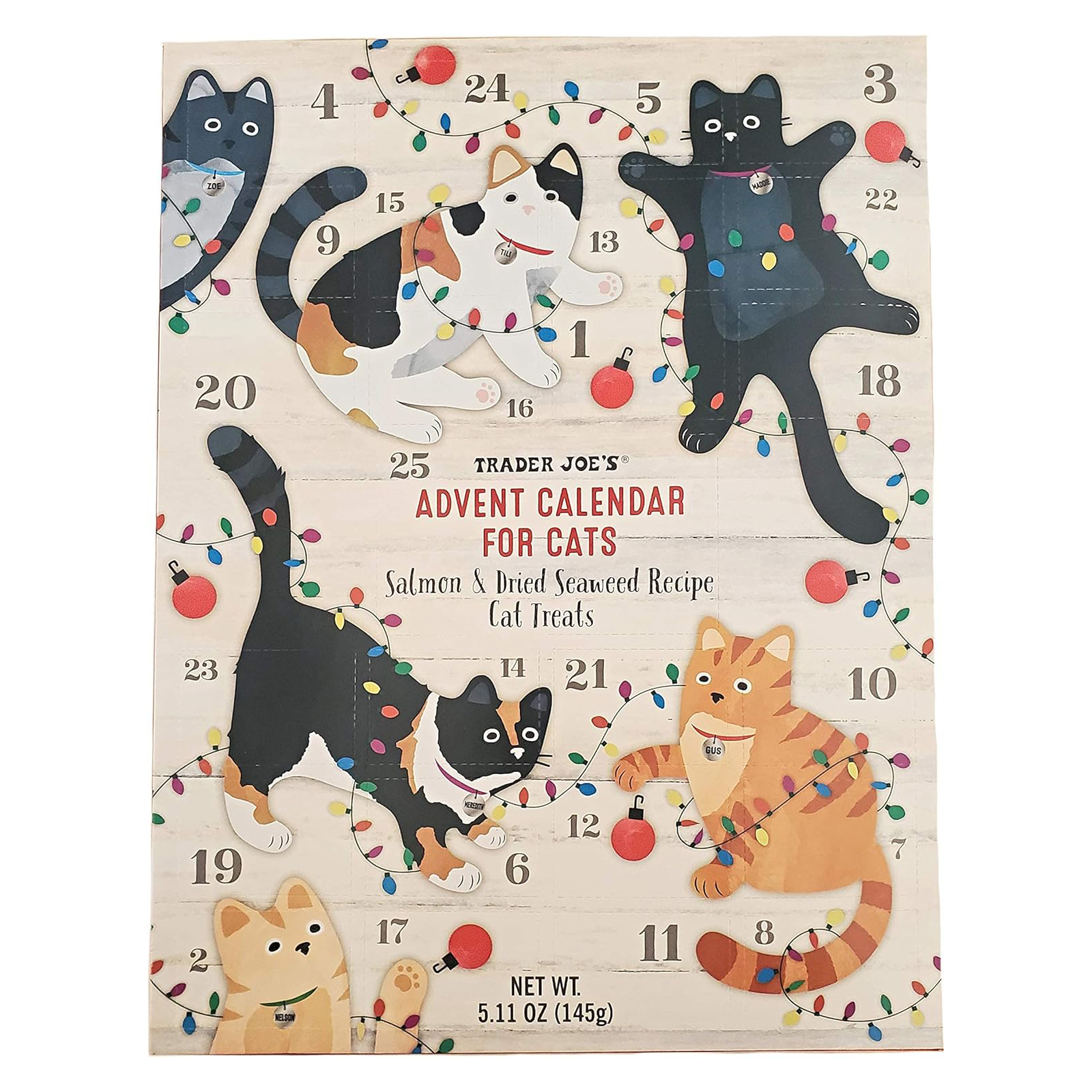 Trader Joe's Advent Calender for Cats