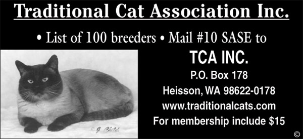 Traditional Cat Association.