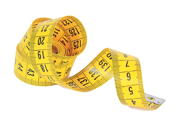 Measuring tape.