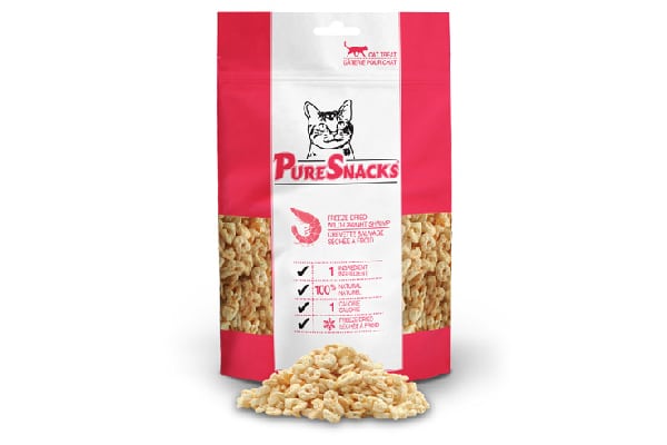 Freeze-dried chicken breast treats, PureSnacks® ($2.19). http://www.puresnackstreat.com/