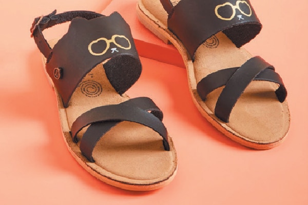 Cat sandals. 