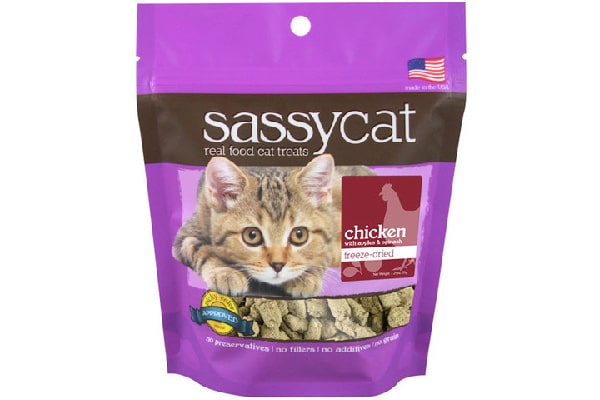 Sassy Cat Treats, Herbsmith ($3.89 – $4.89). 