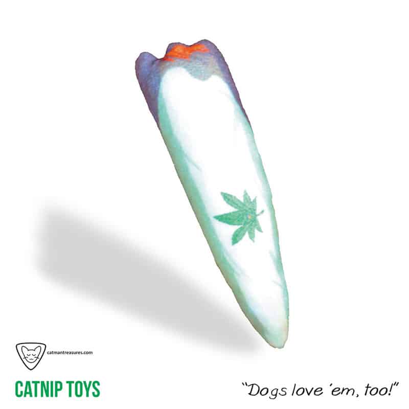 Purr Doobie – a Catnip Joint Plush Doll