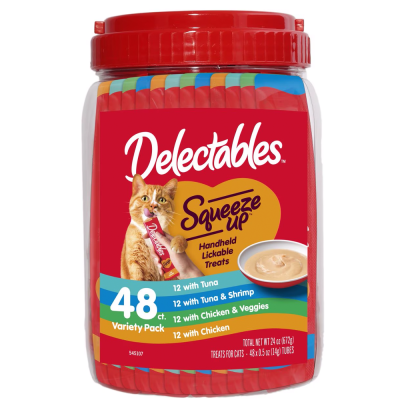 Hartz Delectables Squeeze Up Variety Pack Lickable Cat