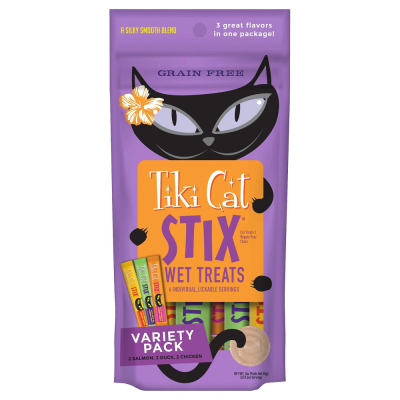 Tiki Cat Stix Variety Pouch Grain-Free Cat Treat