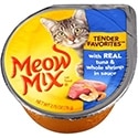 Meow Mix Tender Favorites with Real Tuna & Whole Shrimp in Sauce