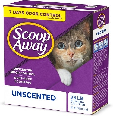 3Scoop Away Unscented Clumping Clay Cat Litter