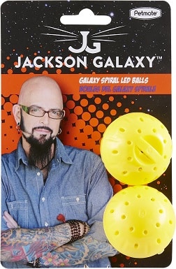 Jackson Galaxy Spiral Galaxy LED Balls Cat Toy