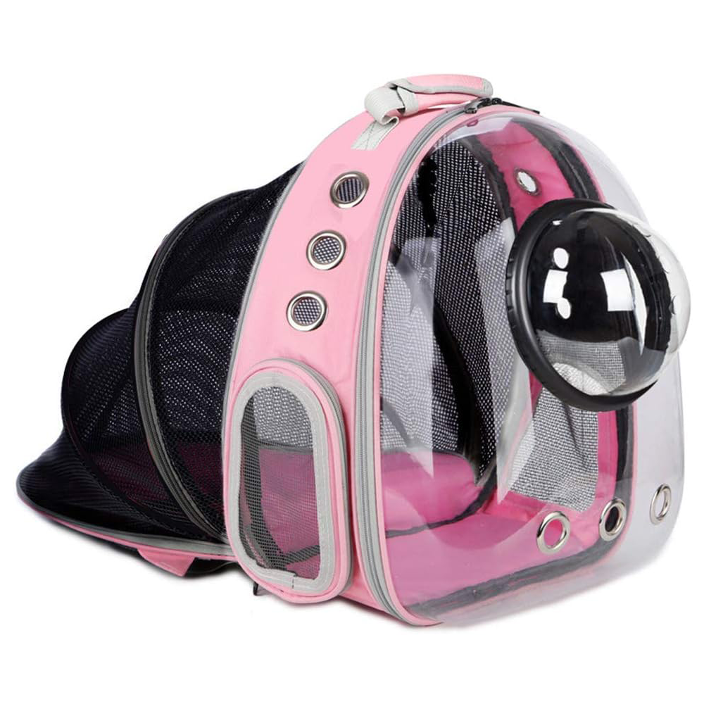 AJY Pet Clear Cat Backpack Carrier Bubble Breathable Foldable Pet Rucksack Carrier
