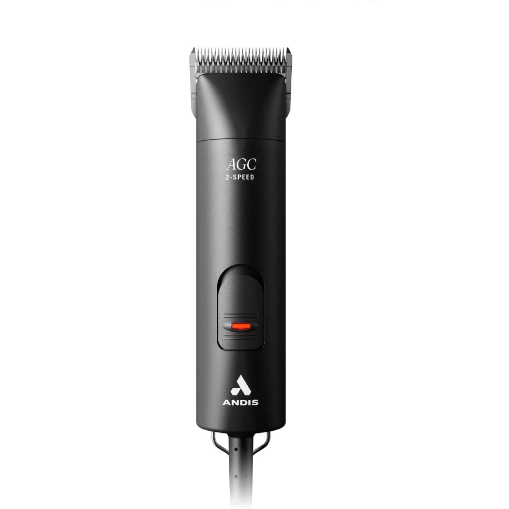 Andis AGC2 2-Speed Detachable Blade Cat & Dog Hair Grooming Clipper, Black