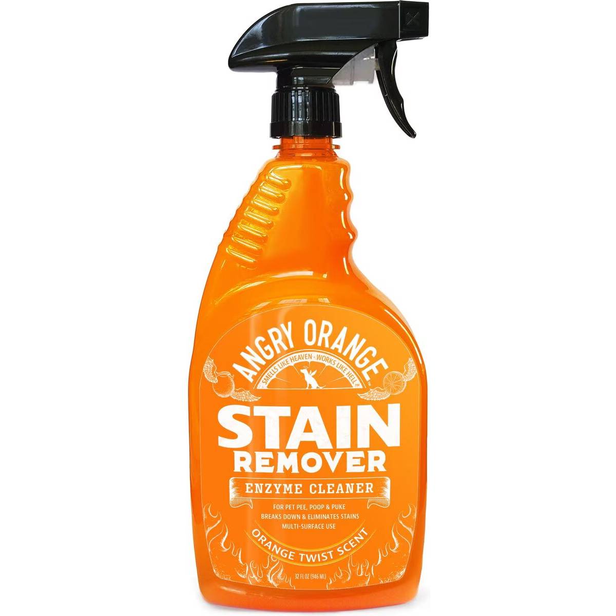 Angry Orange Bio-Enzymatic Pet Stain & Odor Eliminator Spray