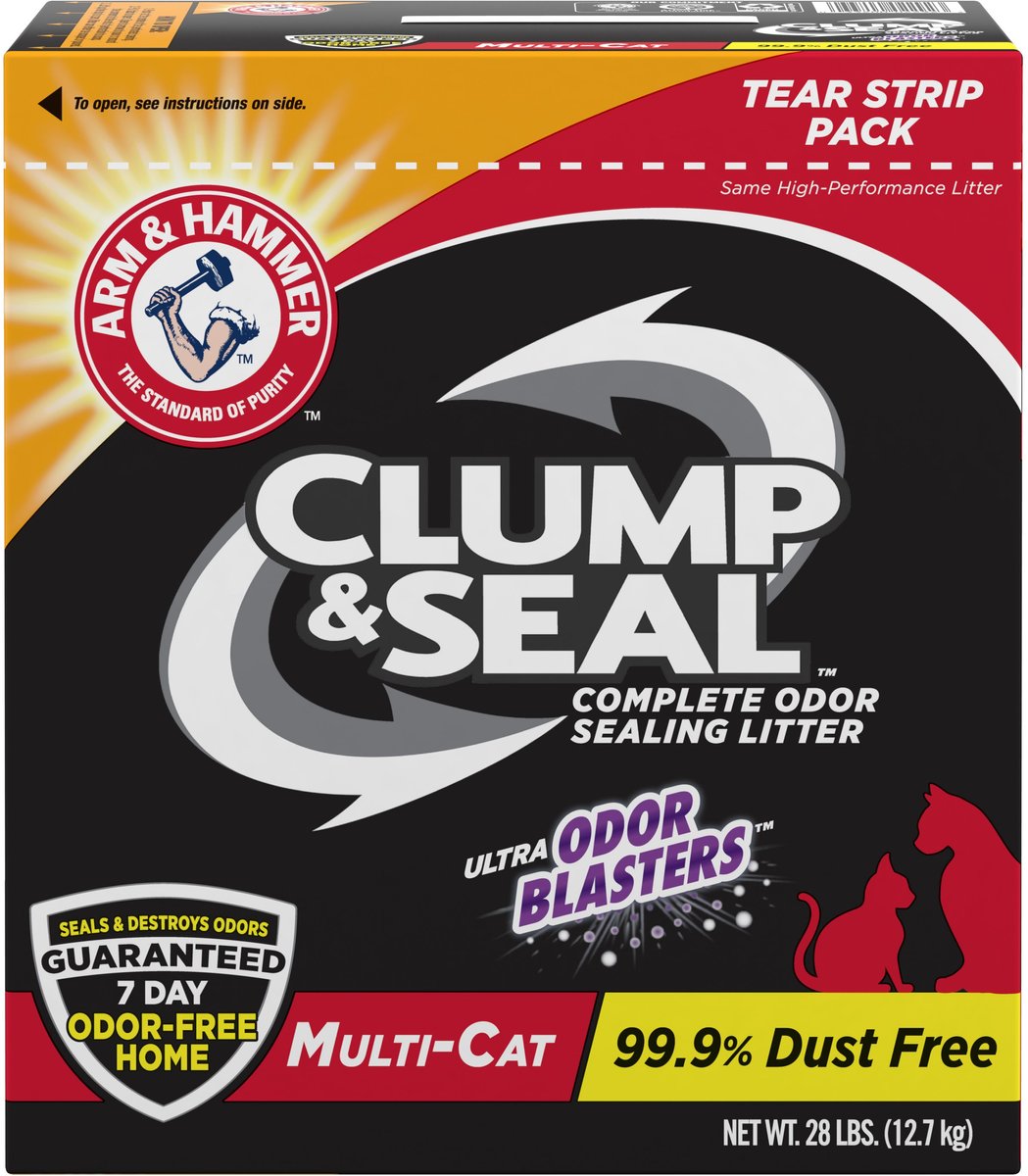 Arm & Hammer Clump & Seal Multi-Cat Clay Cat Litter 2024
