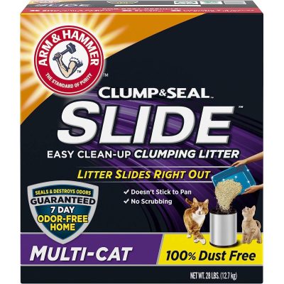 Arm & Hammer Litter Slide Multi-Cat Scented Clumping Clay Cat Litter