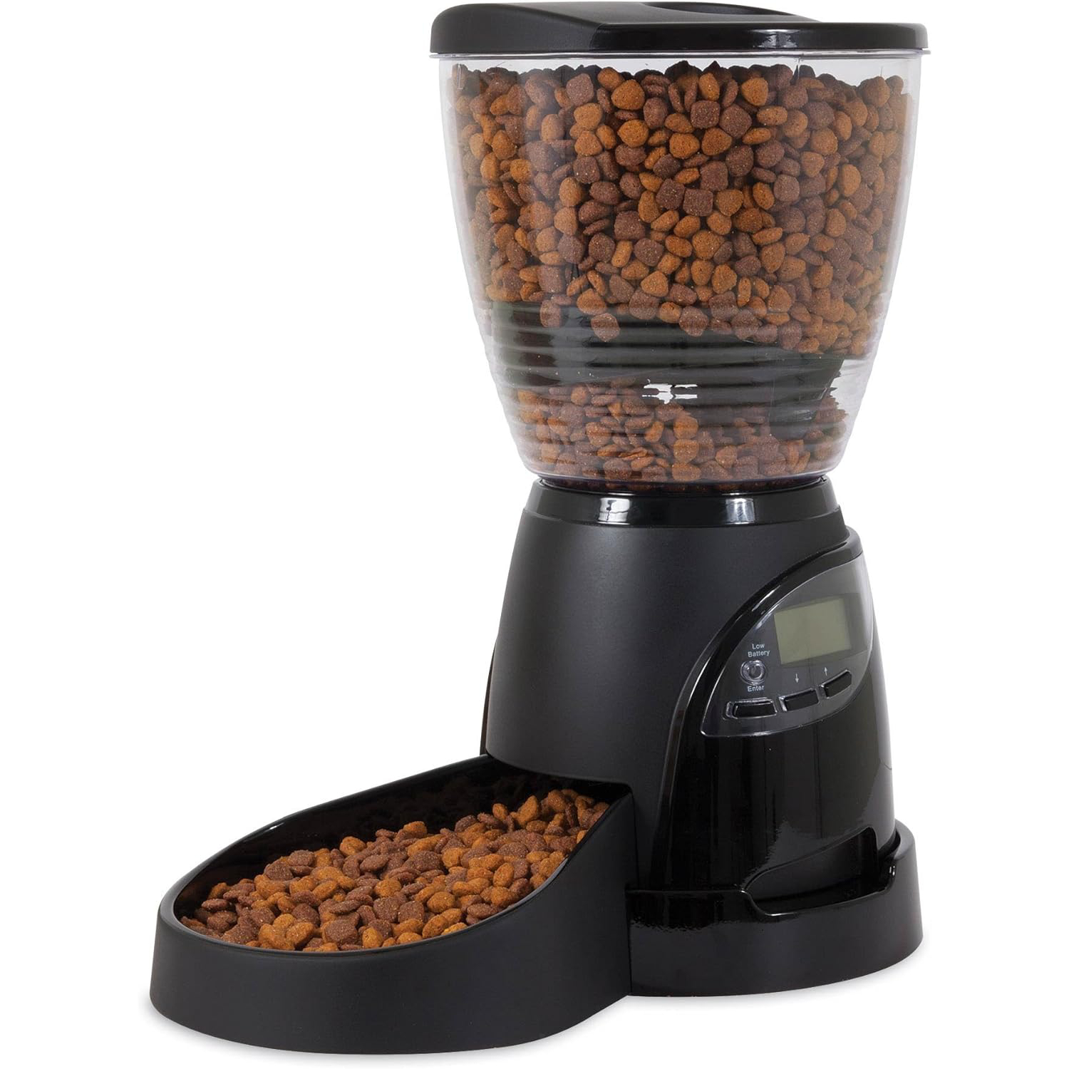 Aspen Pet Lebistro Programmable Cat and Dog Feeder 2 Sizes Black new