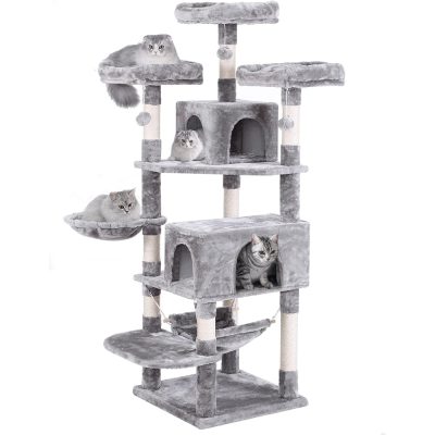 BEWSIHOME Multi-Level Large Cat Tower