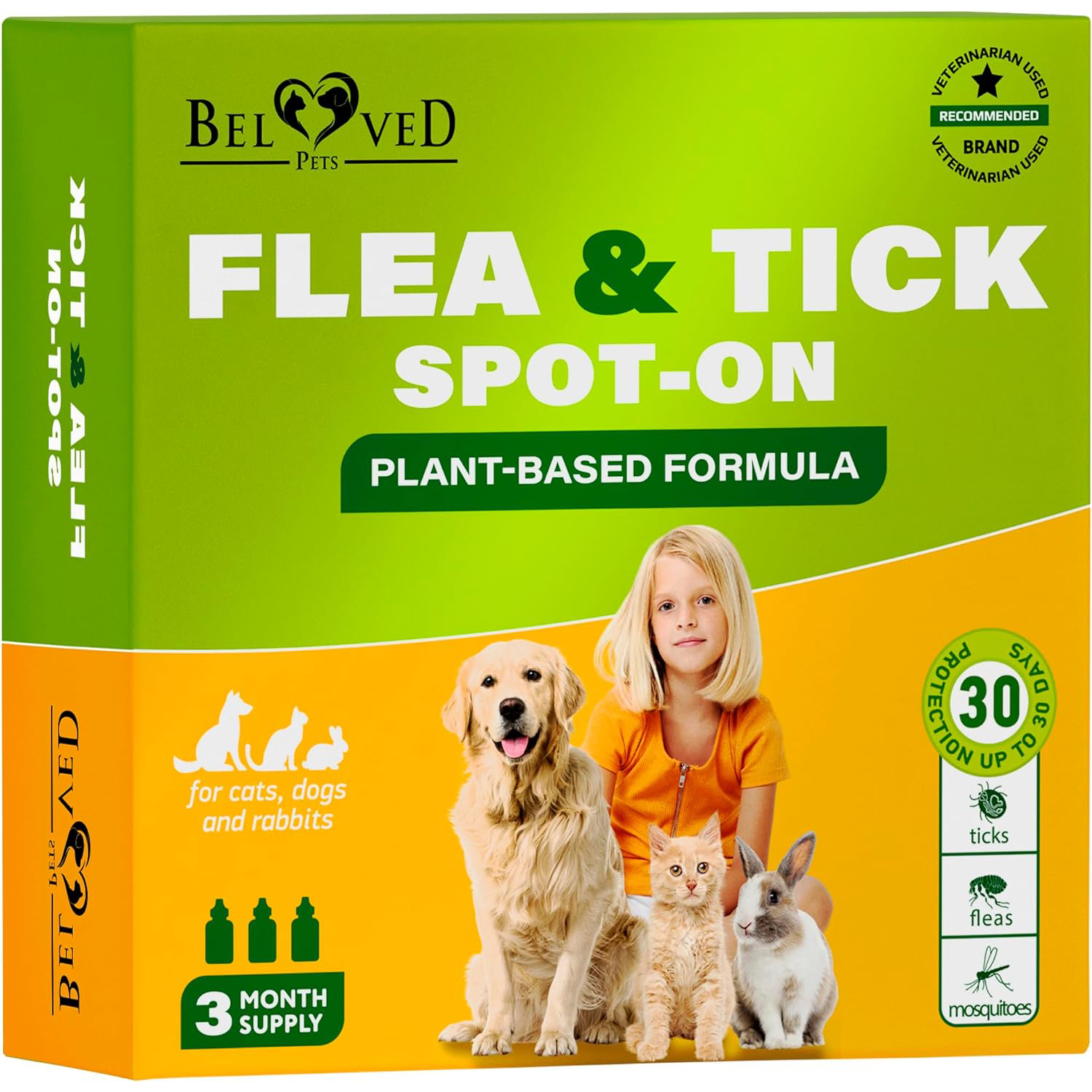 Beloved Pets LY-84 Natural Flea Treatment