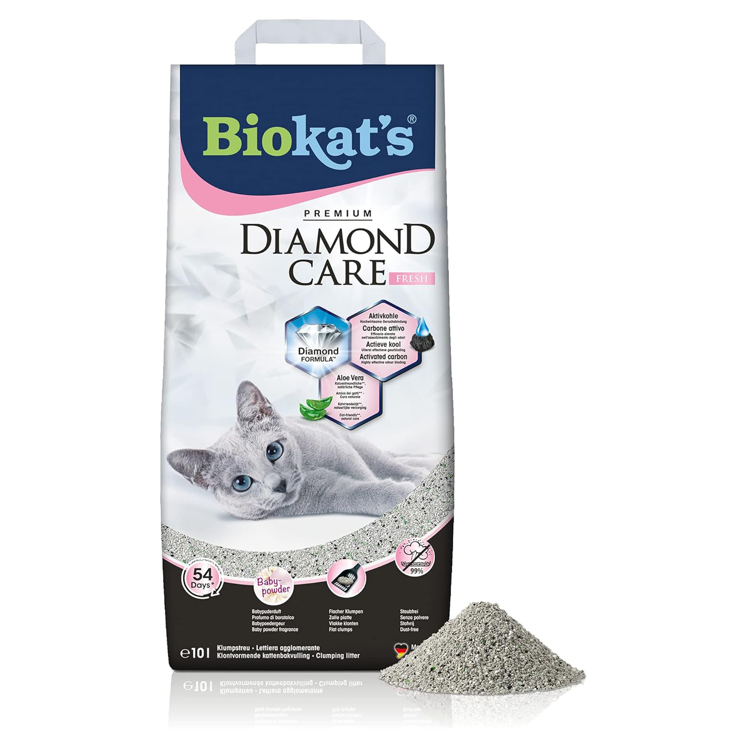 Biokatʼs Diamond Care Fresh with Baby Powder Scent