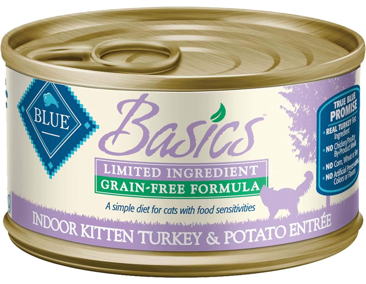 Blue Buffalo Basics LID Turkey & Potato Canned Kitten Food