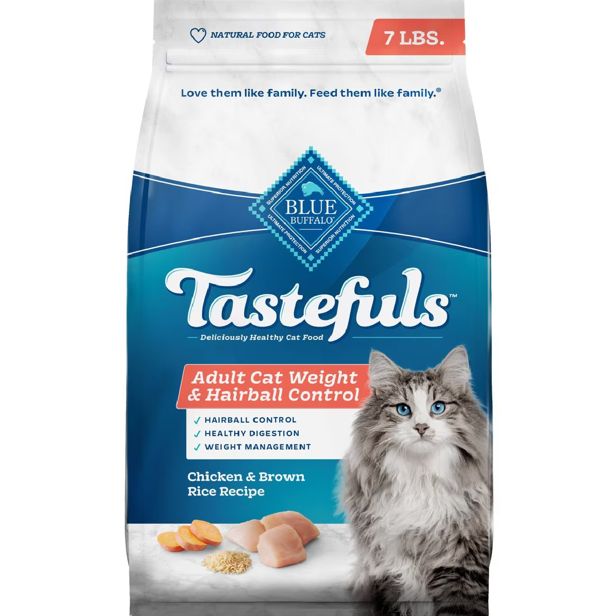 Blue Buffalo Hairball Control Dry Cat Food Tastefuls